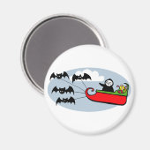 Aimant Batty Christmas Sleigh (Recto/Verso)