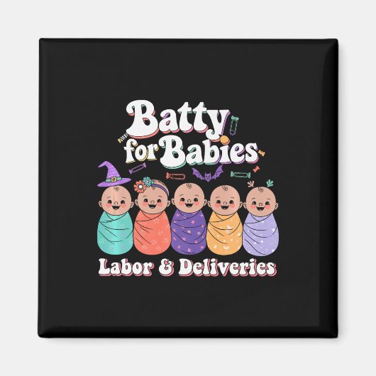 Aimant Batty For Baby Labor &amp; Delivery Nurse Hallow (Devant)