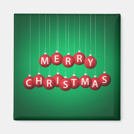 Aimant Bauble de Noël (Devant)