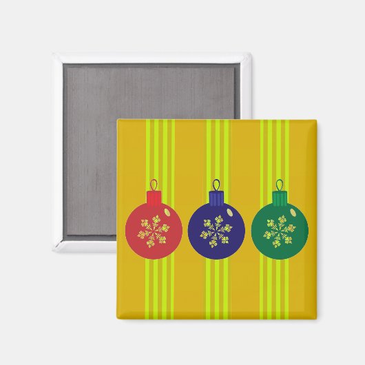 Aimant Baubles de Noël (Recto/Verso)