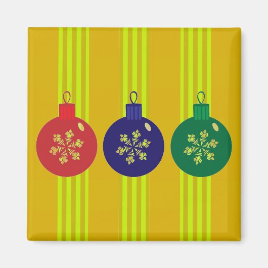 Aimant Baubles de Noël (Devant)