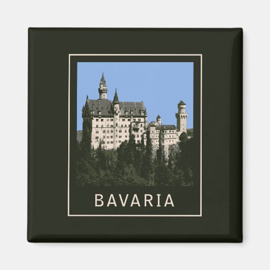 Aimant Bavière Neuschwanstein (Devant)