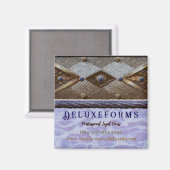 Aimant Bayview bleu (Recto/Verso)