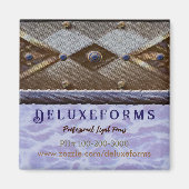 Aimant Bayview bleu (Devant)