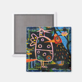 Aimant bazar de printemps (Recto/Verso)