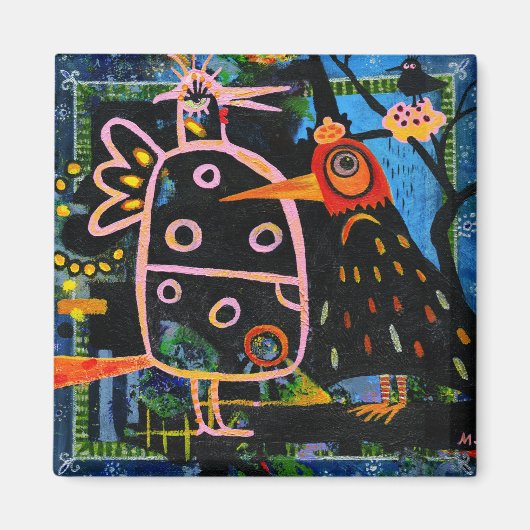 Aimant bazar de printemps (Devant)