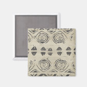 Aimant Bazar motif - Formes arrondies et géométriques (Recto/Verso)