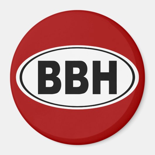 Aimant BBH Boothbay Harbour Maine (Devant)