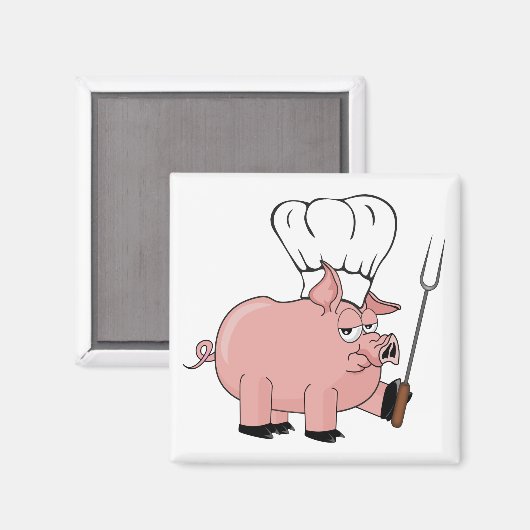 Aimant BBQ Pig (Recto/Verso)