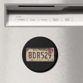 Aimant BDR 529 Bluesmobile License Plate 3" (In Situ (Lave-vaisselle))
