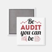 Aimant Be Audit You Can Be Funny Auditing Staff (Recto/Verso)