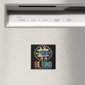 Aimant Be Kind Sensibilisation sur l'autisme Conception c (In Situ (Lave-vaisselle))