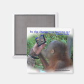 Aimant Be the Change : Face in the Mirror (Recto/Verso)