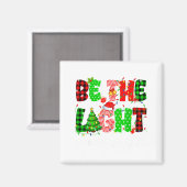Aimant Be The Light Christian Christmas Pjs Xmas Men Wome (Recto/Verso)