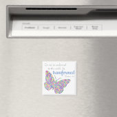 Aimant "...Be Transform" Papillon (In Situ (Lave-vaisselle))