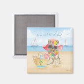 Aimant Beach Babe (Recto/Verso)