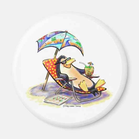 Aimant Beach Bum (Devant)