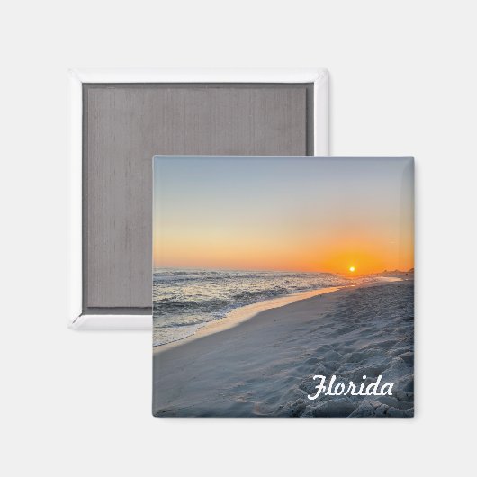 Aimant Beach de Floride (Recto/Verso)