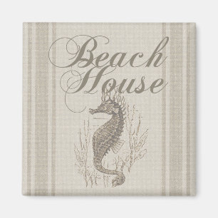 Aimant Beach House Seahorse Seashore