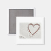 Aimant Beach Sand Heart (Recto/Verso)