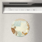 Aimant Beach Sand Seashore Collage (In Situ (Lave-vaisselle))