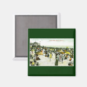 Aimant Beach Scene, Asbury Park, New Jersey (Recto/Verso)