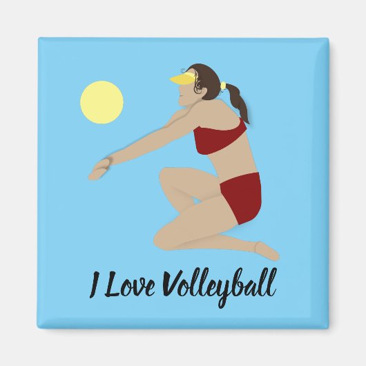 Aimant Beach Volleyball (Devant)