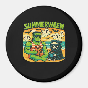 Aimant Beachside Boogeymen - Classe Retro Summerween Vibe