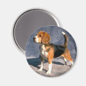 Aimant beagle (Recto/Verso)