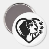 Aimant Beagle (Recto/Verso)