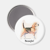 Aimant Beagle (Recto/Verso)