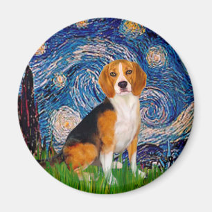 Aimant Beagle 7 - Nuit étoilée