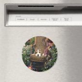 Aimant beagle dans la chaise de jardin (In Situ (Lave-vaisselle))