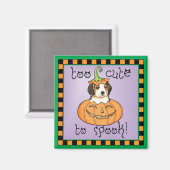 Aimant Beagle d'Halloween (Recto/Verso)