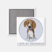 Aimant Beagle Granddog (Recto/Verso)