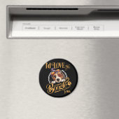 Aimant Beagle Maman Halloween Amoureux des chiens (In Situ (Lave-vaisselle))