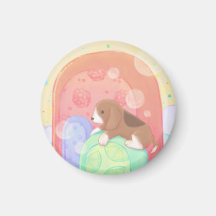 Aimant Beagle & Popsicles