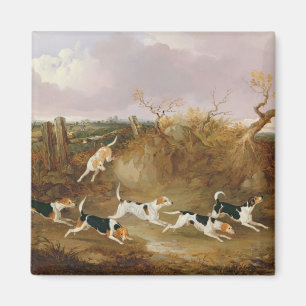 Aimant Beagles entièrement…, 1845 (huile sur la toile)