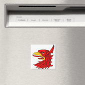 Aimant Beak de la créature rouge d'oiseaux (In Situ (Lave-vaisselle))