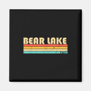 Aimant Bear Lake Utah Funny Pêche Camping été