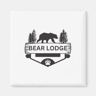 Aimant Bear Lodge Wyoming Wildlife Bear Randonnée Camping