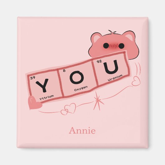 Aimant Bear mignonne dans l'aimant (Devant)