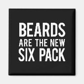 Aimant Beards Are The New Six Pack  (Devant)