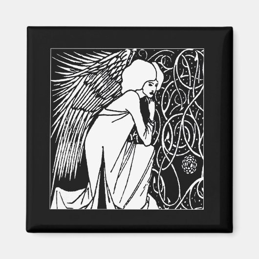 Aimant Beardsley Nouveau Angel (Devant)
