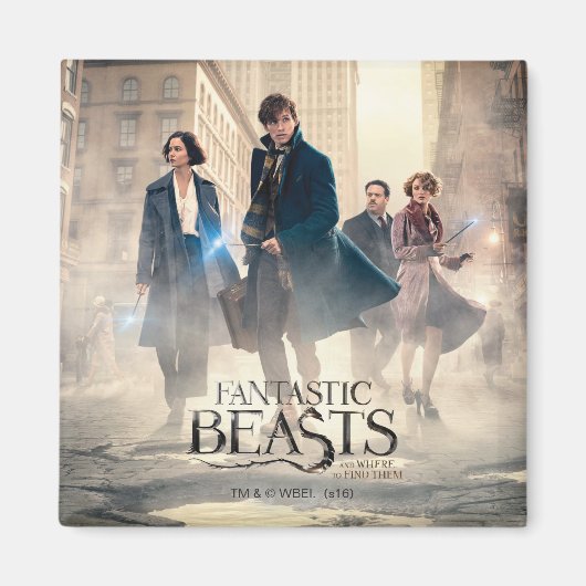 Aimant BEASTS FANTASTIQUES ET OÙ LES TROUVER™ City Fog (Devant)