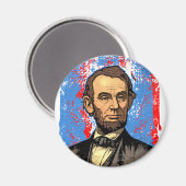 Aimant Beau Abraham Lincoln Portrait (Recto/Verso)
