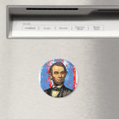 Aimant Beau Abraham Lincoln Portrait (In Situ (Lave-vaisselle))