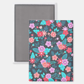 Aimant Beau arrangement Ditsy Floral Pattern-56576 (Recto/Verso)