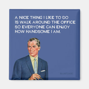 Aimant Beau au bureau.