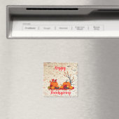 Aimant Beau Bon thanksgiving moderne automne (In Situ (Lave-vaisselle))